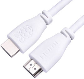 Raspberry Pi® CPRP020-W HDMI kábel Raspberry Pi [1x HDMI dugó - 1x HDMI dugó] 2.00 m Fehér