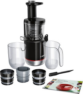 Bosch Haushalt Gyümölcsfacsaró DE-MESM731M 150 W Fekete, Ezüst (matt)