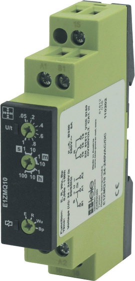 Multifunkciós időrelé 1 váltó 24-240VAC/DC, tele E1ZMQ10