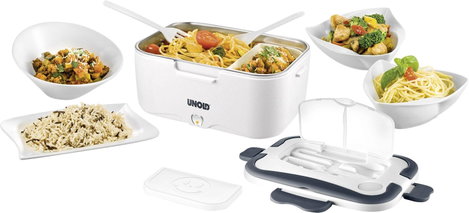 Unold 58850 58850 Elektromos lunchbox Fehér, Szürke 2. kép