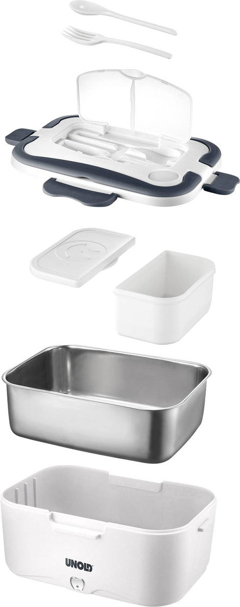 Unold 58850 58850 Elektromos lunchbox Fehér, Szürke 9. kép