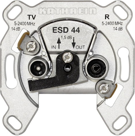 Kathrein ESD 44 Antenna csatlakozó TV, UKW, SAT Süllyeszett Áthúzó doboz
