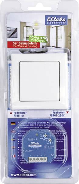 BPS55 Blister-Pack Schalten Eltako Kezdő készlet, energia Felszerelhető, Süllyeszett Kapcsolási telj