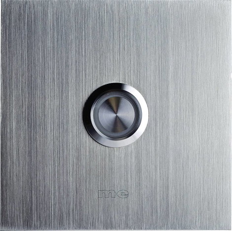m-e modern-electronics 41012 Csengőlemez 1 részes Ezüst 8-24 V AC/DC/1 A