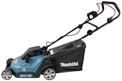 Makita Fűnyíró Akku Akkuval, 2 db akkuval 18 V Vágási szélesség (max.) 380 mm 2. kép