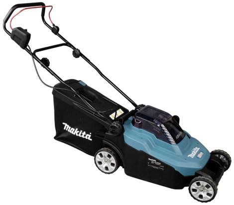 Makita Fűnyíró Akku Akkuval, 2 db akkuval 18 V Vágási szélesség (max.) 380 mm 7. kép