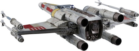 Revell 01200 Star Wars X-Wing Starfighter Sci-Fi építőkészlet 1:72 4. kép