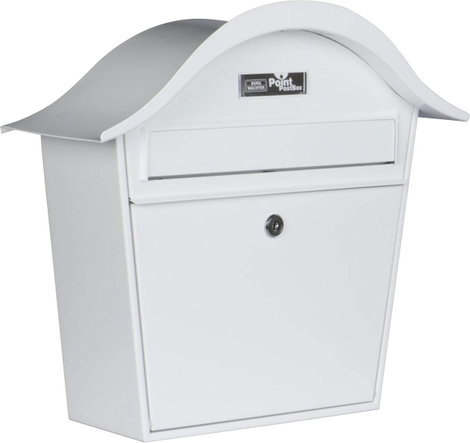 Burg Wächter HOLIDAY 5842 W Burg-Wächter Postaláda Acéllemez Fehér Kulcsos zár