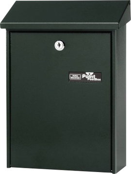 Burg Wächter DAILY 5861 GR Burg-Wächter Postaláda Acéllemez Zöld Kulcsos zár