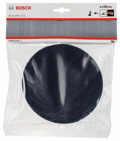 Bosch 2608612027 Csiszolótányér M 14, Ø 150 mm, tépőzárral - M 14, Ø 150 mm Ø 150 mm 2. kép