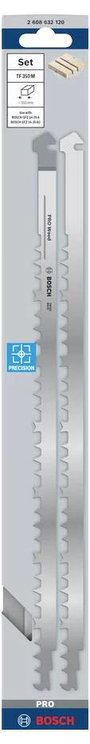 Bosch Accessories 2608632120 2 részes szénacél fűrészlapkészlet, TF 350 M - Für Holz 2 db 2. bélyegkép