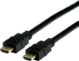 Value HDMI Csatlakozókábel HDMI-A dugó, HDMI-A dugó 1.50 m Fekete 11.99.5691 Ultra HD (4k) HDMI Ethe