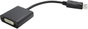 Value Kijelző csatlakozó / DVI Átalakító kábel DisplayPort dugó, DVI-D 24+1 pólusú Aljzat 0.15 m Fek bélyegkép