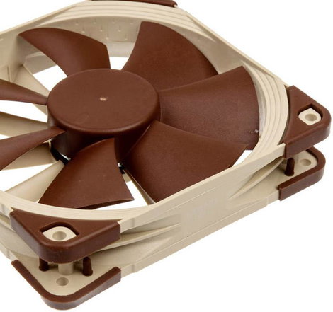 Noctua NF-F12 5V CPU hűtő ventilátorral Barna, Bézs (Sz x Ma x Mé) 120 x 120 x 25 mm 2. kép