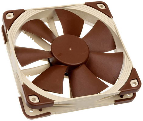 Noctua NF-F12 5V CPU hűtő ventilátorral Barna, Bézs (Sz x Ma x Mé) 120 x 120 x 25 mm 3. kép