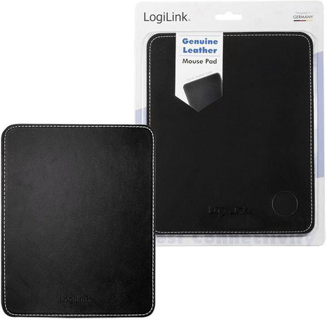 LogiLink ID0150 Egérpad Bőrhatású fekete 2. kép