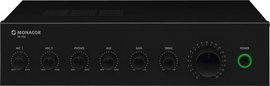 Monacor PA-704 ELA erősítő 70 W 4 csatornás