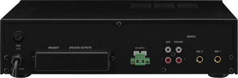 Monacor PA-704 ELA erősítő 70 W 4 csatornás 2. kép