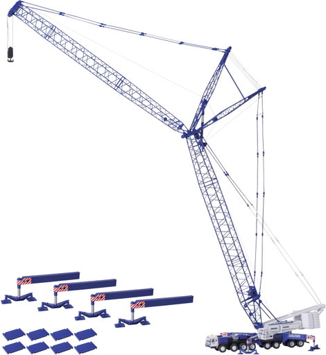 Kibri 13061 H0 Építkezésnél használt jármű modell Liebherr LG 1550 Breuer & Wasel