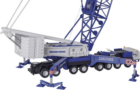 Kibri 13061 H0 Építkezésnél használt jármű modell Liebherr LG 1550 Breuer & Wasel 6. kép