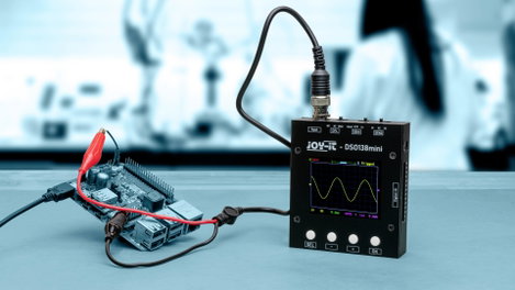 Digitális oszcilloszkóp 200 kHz 1 csatornás 1 Msa/s 1 kpts 12 bit, Joy-it DSO-138-Mini 5. kép