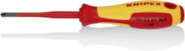 Knipex KNIPEX Plusz/mínusz csavarhúzó VDE Méret (csavarhúzó) PZ 1 Penge hossz: 80 mm
