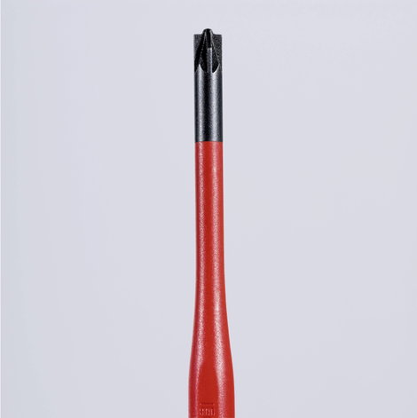 Knipex KNIPEX Plusz/mínusz csavarhúzó VDE Méret (csavarhúzó) PZ 1 Penge hossz: 80 mm 3. kép