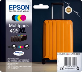 Epson Tinta T05H6, 405XL Eredeti Kombinált csomag Fekete, Sárga, Cián, Bíbor C13T05H64010