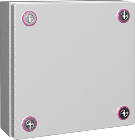Rittal KX 1516.000 Installációs műszerdobozok, Fali műszerdobozok 200 x 200 x 80 Acéllemez Élénk szü
