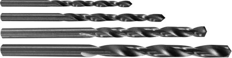 HSS spirálfúrószár készlet 4 részes 2/2,2/2,4/2,6 mm Donau 1722