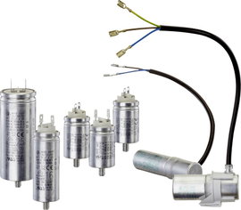 Hydra MKP_500_MAB 6uF 30x58 1 db MKP motorkondenzátor csatlakozódugó 6 µF 500 V/AC 5 % (Ø x H) 30 mm