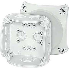 Hensel 4012591124924 Elosztó doboz halogénmentes, Plombálható (H x Sz) 93 mm x 93 mm 1 db