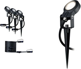 Paulmann Spot Sting Ergänzungsset IP67 93689 Világításrendszer, Plug & Shine LED 18 W Melegfehér Ant