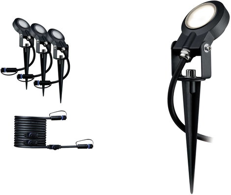 Paulmann Spot Sting Ergänzungsset IP67 93689 Világításrendszer, Plug & Shine LED 18 W Melegfehér Ant