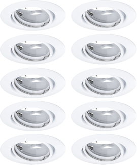 Paulmann 93400 LED-es beépíthető lámpa 10 részes készlet LED GU10 Fehér