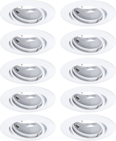 Paulmann 93400 LED-es beépíthető lámpa 10 részes készlet LED GU10 Fehér