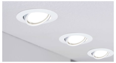 Paulmann 93400 LED-es beépíthető lámpa 10 részes készlet LED GU10 Fehér 3. kép