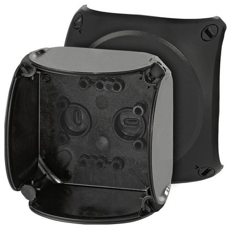 Hensel 4012591122104 Elosztó doboz halogénmentes, Plombálható, Időjárásálló (H x Sz) 93 mm x 93 mm 1