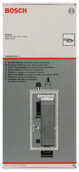 Csiszolókeretek - für PBS 75, GBS 75 A/AE Bosch 2 608 005 026 2. kép