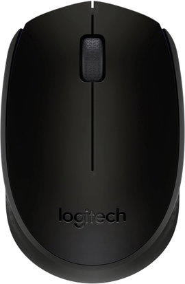 Logitech B170 OEM WLAN egér Rádiójel vezérlésű Infra Fekete 3 Gombok 1000 dpi Beépített görgetőkerék