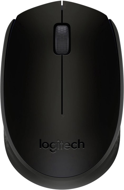 Logitech B170 OEM WLAN egér Rádiójel vezérlésű Infra Fekete 3 Gombok 1000 dpi Beépített görgetőkerék
