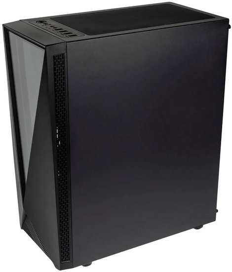 Kolink VOID RGB Midi torony Gaming doboz Fekete 1 előre telepített LED-hűtő, Oldalsó szélvédő, Porsz 3. kép