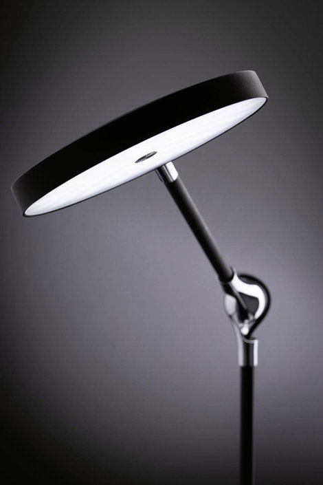 LED-es íróasztali lámpa Qi töltővel 11 W, fekete, Paulmann 78910 4. kép