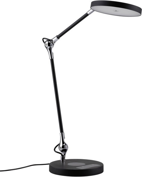LED-es íróasztali lámpa Qi töltővel 11 W, fekete, Paulmann 78910 6. kép
