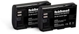 Hähnel Fototechnik HL-E6, 2er Kamera akku Megfelelő eredeti akku (kamera) LP-E6 7.2 V 1650 mAh