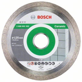 Bosch Accessories 2608602202 Standard for Ceramic Gyémánt bevonatú vágótárcsa Ø 125 mm 1 db