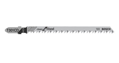 Bosch Accessories 2608637590 Szúrófűrészlap T 301 CD - Clean for Wood 5 db