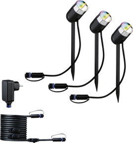 Paulmann colour Spot Pike Set RGBW Zigbee 94284 Világításrendszer, Plug & Shine ZigBee LED 4.5 W Mel