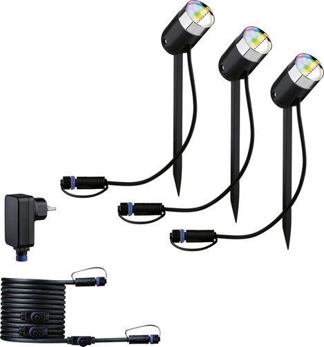 Paulmann colour Spot Pike Set RGBW Zigbee 94284 Világításrendszer, Plug & Shine ZigBee LED 4.5 W Mel