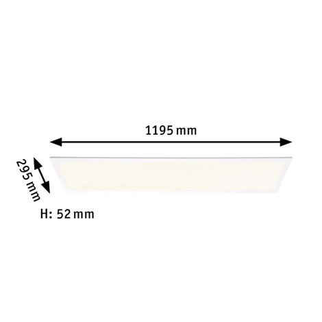 Paulmann Amaris 79810 LED panel 35 W Melegfehér, RGBW Fehér (matt) 10. kép